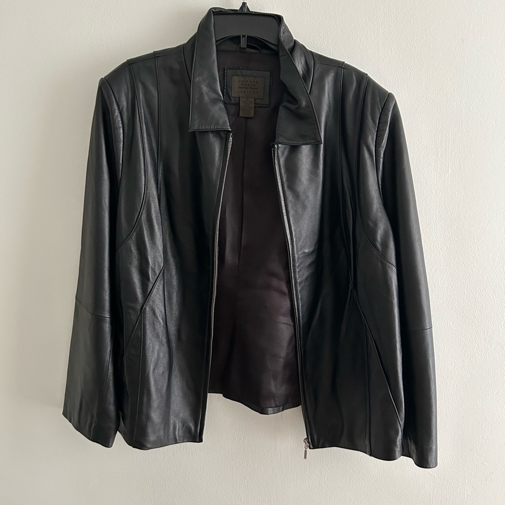 Black leather Jacket